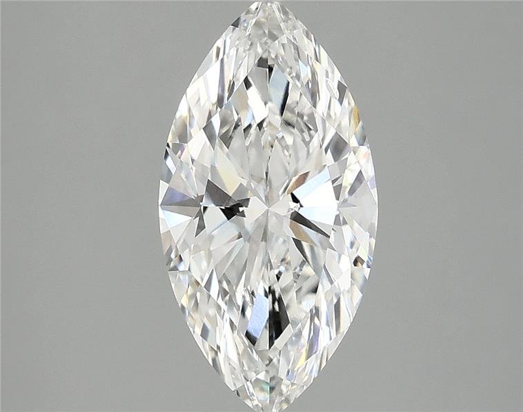 2.09ct F SI1 Rare Carat Ideal Cut Marquise Lab Grown Diamond