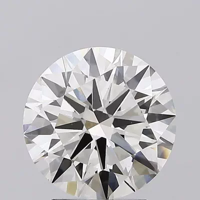 3.02ct J VS1 Excellent Cut Round Lab Grown Diamond