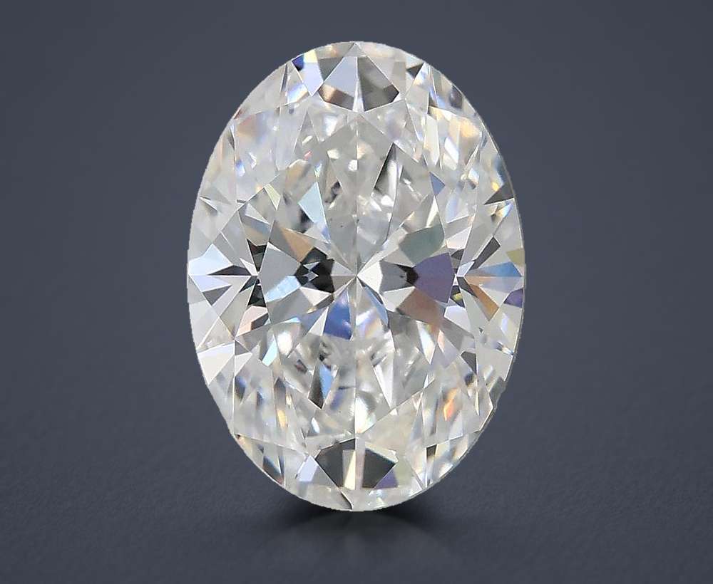 2.01ct D VS1 Rare Carat Ideal Cut Oval Lab Grown Diamond