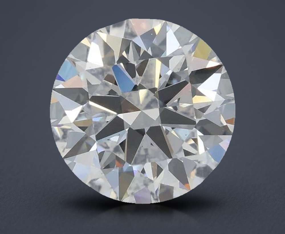 2.06ct D VS1 Rare Carat Ideal Cut Round Lab Grown Diamond