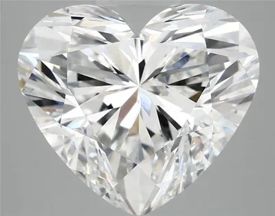 6.12ct E VVS2 Rare Carat Ideal Cut Heart Lab Grown Diamond