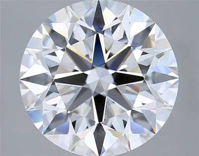 7.03ct F IF Rare Carat Ideal Cut Round Lab Grown Diamond