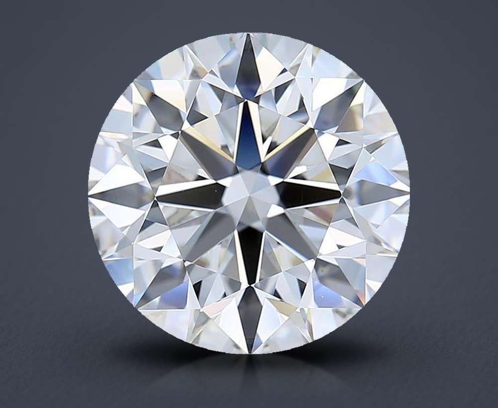 7.03ct F IF Rare Carat Ideal Cut Round Lab Grown Diamond