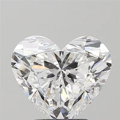 3.39ct E VS1 Rare Carat Ideal Cut Heart Diamond