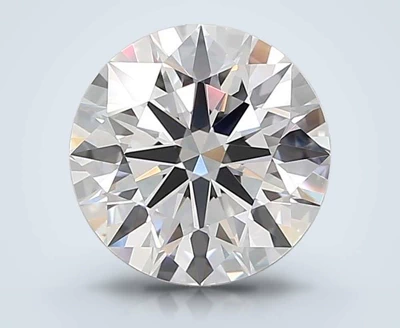 4.80ct D FL Rare Carat Ideal Cut Round Lab Grown Diamond