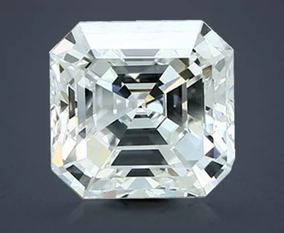 3.65ct F VS2 Rare Carat Ideal Cut Asscher Diamond