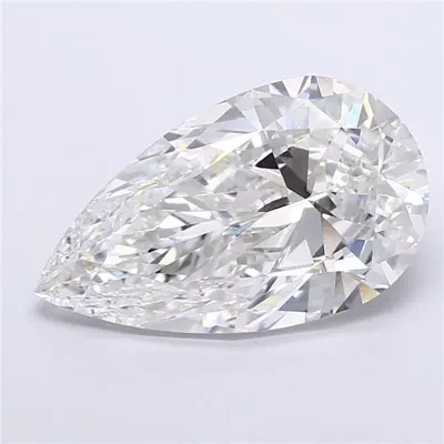 12.07ct F VVS2 Rare Carat Ideal Cut Pear Lab Grown Diamond