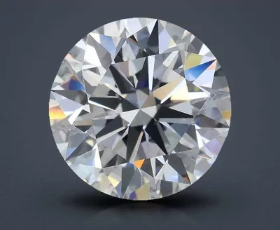 3.81ct D VS2 Rare Carat Ideal Cut Round Lab Grown Diamond