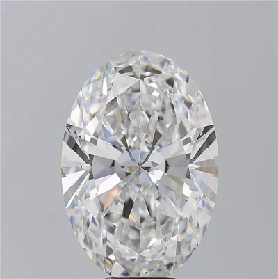 10.01ct D VS2 Rare Carat Ideal Cut Oval Diamond