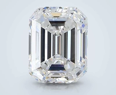 1.69ct D VVS2 Rare Carat Ideal Cut Emerald Diamond