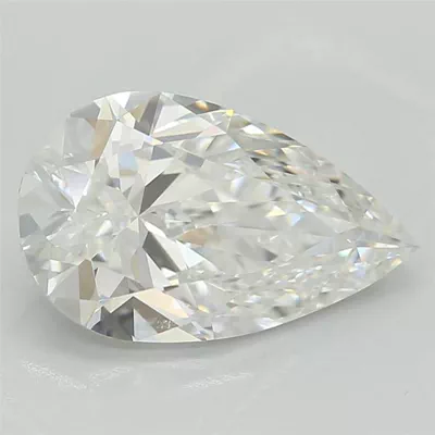 1.30ct E VVS2 Rare Carat Ideal Cut Pear Lab Grown Diamond