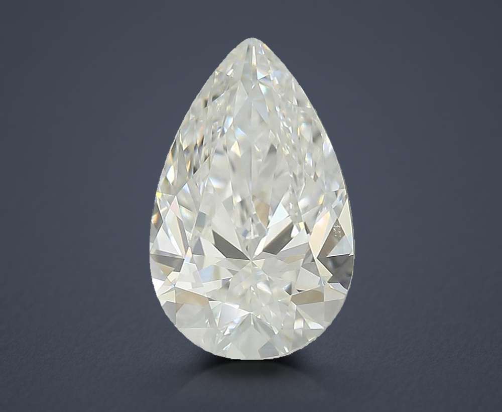 1.30ct E VVS2 Rare Carat Ideal Cut Pear Lab Grown Diamond