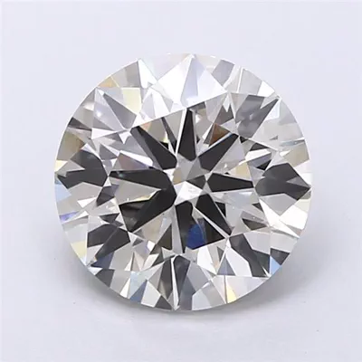 2.10ct H VS2 Excellent Cut Round Lab Grown Diamond