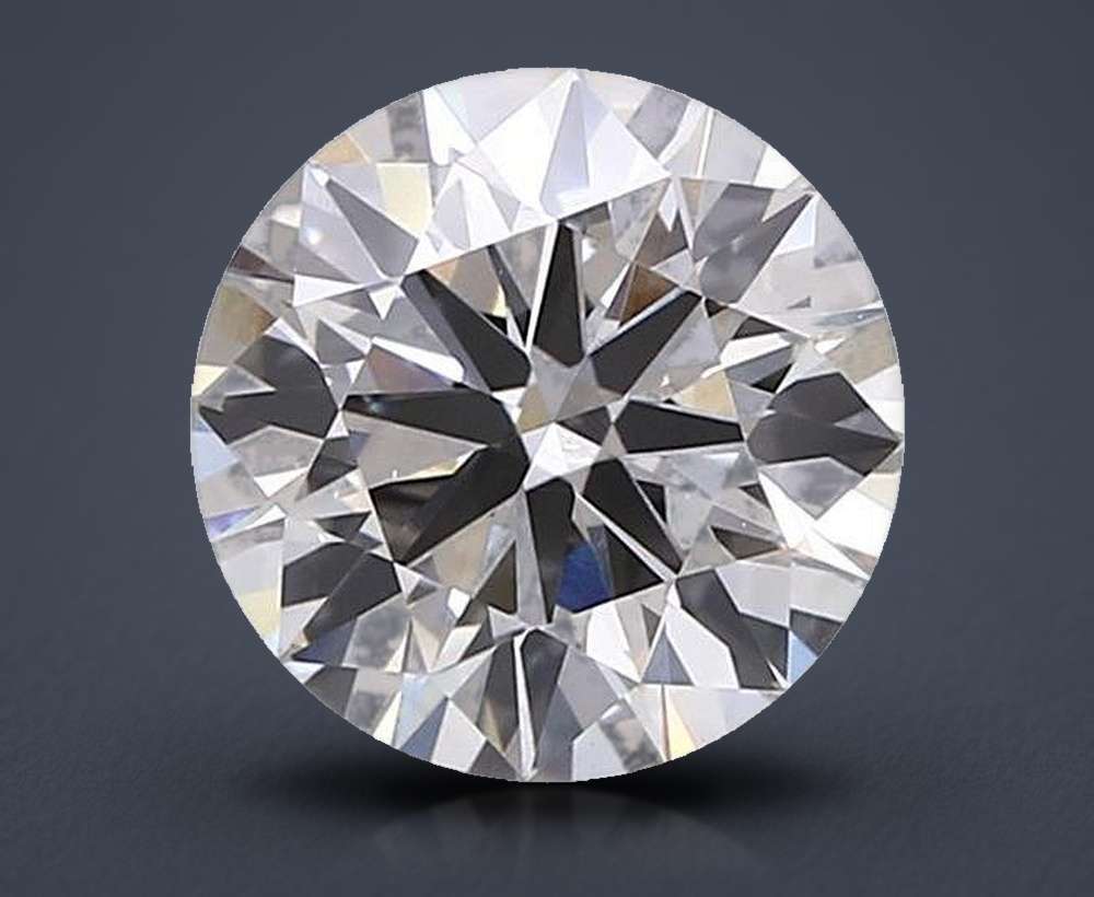 2.10ct H VS2 Excellent Cut Round Lab Grown Diamond