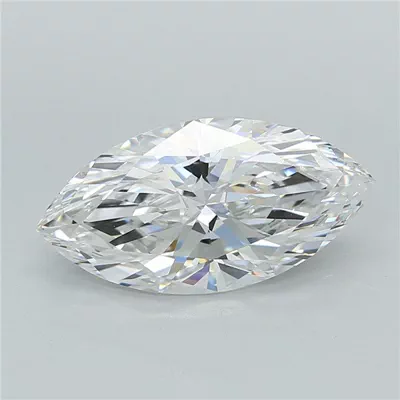 3.05ct E VS1 Rare Carat Ideal Cut Marquise Lab Grown Diamond
