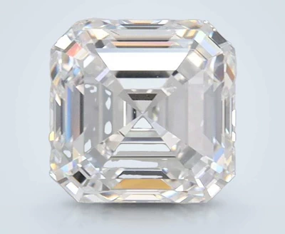 1.52ct D VS2 Rare Carat Ideal Cut Asscher Lab Grown Diamond