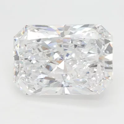 3.04ct D VVS2 Rare Carat Ideal Cut Radiant Lab Grown Diamond