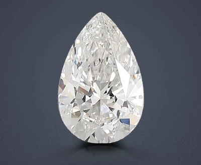2.42ct E VVS2 Rare Carat Ideal Cut Pear Lab Grown Diamond