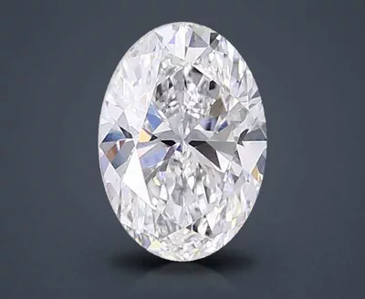 3.56ct F VVS2 Rare Carat Ideal Cut Oval Lab Grown Diamond