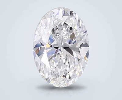 3.56ct F VVS2 Rare Carat Ideal Cut Oval Lab Grown Diamond