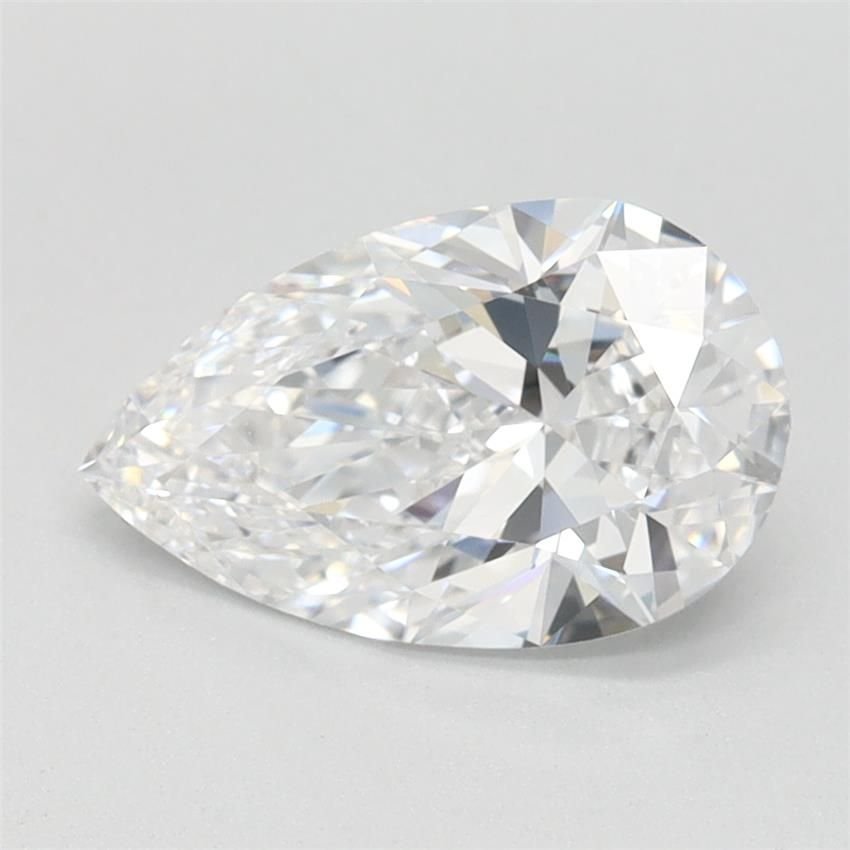 1.19ct D VVS1 Rare Carat Ideal Cut Pear Lab Grown Diamond