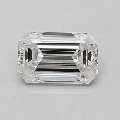 0.77ct D VVS1 Very Good Cut Emerald Lab Grown Diamond