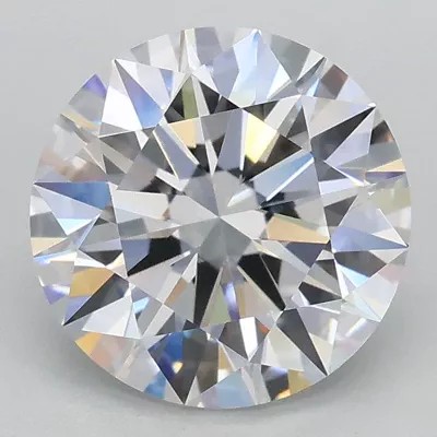 2.02ct D VVS2 Rare Carat Ideal Cut Round Lab Grown Diamond