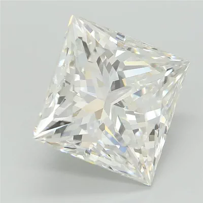 3.77ct E VVS2 Rare Carat Ideal Cut Princess Lab Grown Diamond