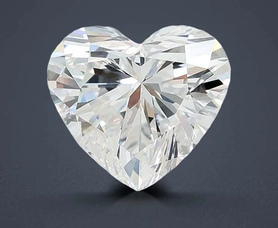 3.01ct E VVS2 Rare Carat Ideal Cut Heart Lab Grown Diamond