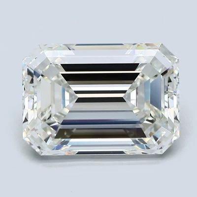 7.07ct J VS1 Rare Carat Ideal Cut Emerald Diamond