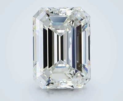 7.07ct J VS1 Rare Carat Ideal Cut Emerald Diamond