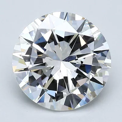 3.02ct H SI1 Good Cut Round Diamond