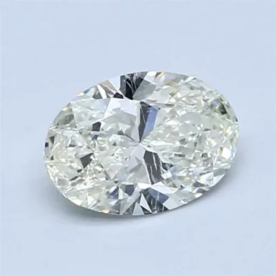 0.80ct K SI2 Rare Carat Ideal Cut Oval Diamond