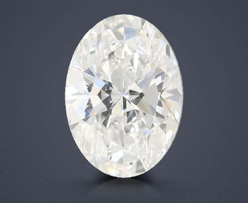 1.59ct E VVS2 Rare Carat Ideal Cut Oval Lab Grown Diamond