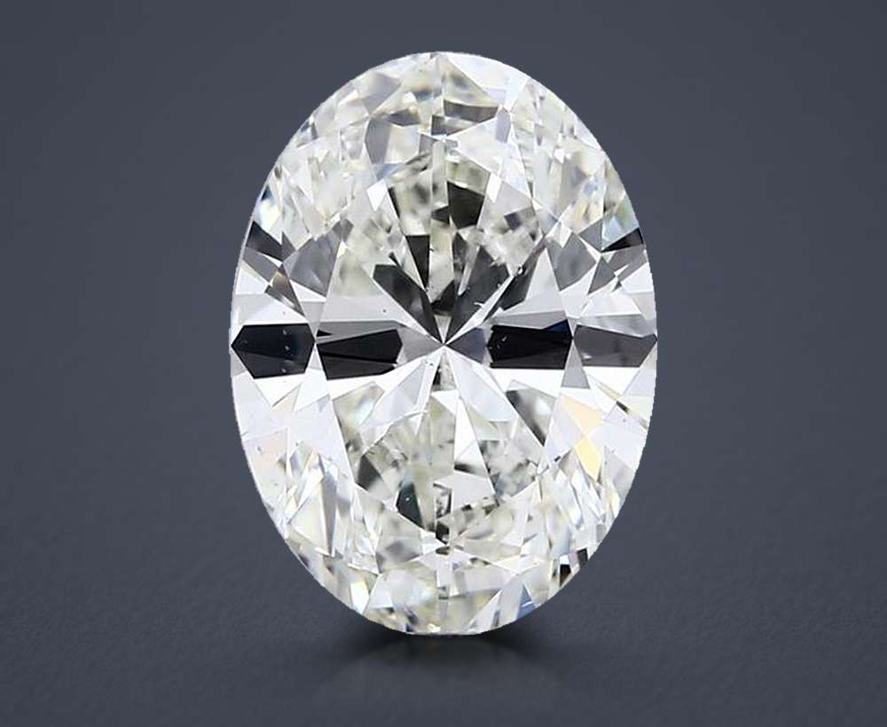 3.01ct K SI1 Excellent Cut Oval Diamond