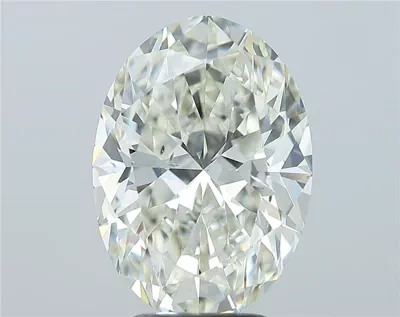 4.02ct J SI2 Rare Carat Ideal Cut Oval Diamond