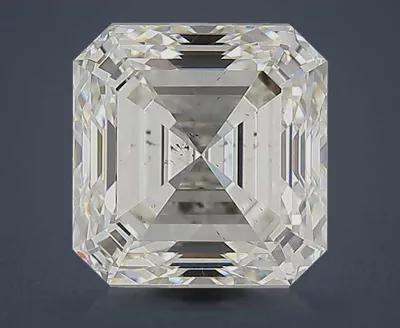 2.14ct I SI1 Rare Carat Ideal Cut Asscher Diamond