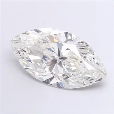 21.09ct G VVS2 Rare Carat Ideal Cut Marquise Lab Grown Diamond