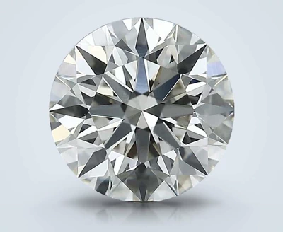 3.53ct J VVS2 Excellent Cut Round Lab Grown Diamond
