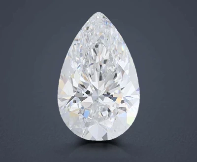 1.25ct D VVS1 Rare Carat Ideal Cut Pear Lab Grown Diamond