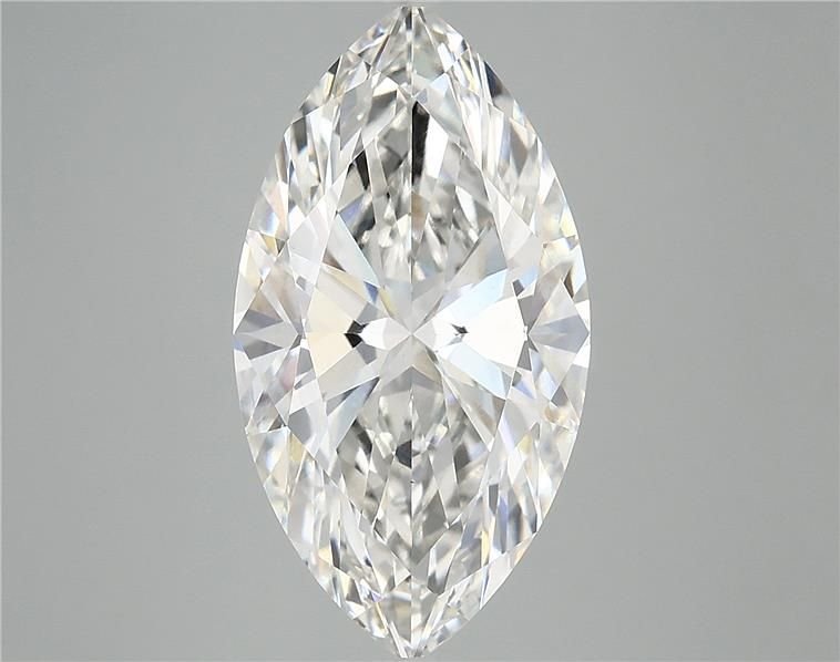 6.05ct F VS1 Rare Carat Ideal Cut Marquise Lab Grown Diamond