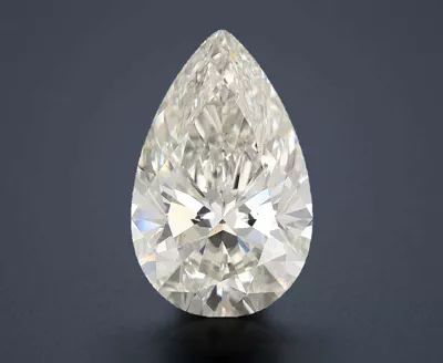 10.44ct I VS2 Rare Carat Ideal Cut Pear Lab Grown Diamond