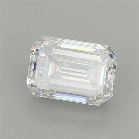 0.84ct E VVS2 Very Good Cut Emerald Lab Grown Diamond