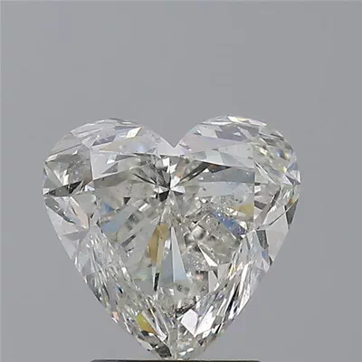 2.04ct J SI2 Rare Carat Ideal Cut Heart Diamond