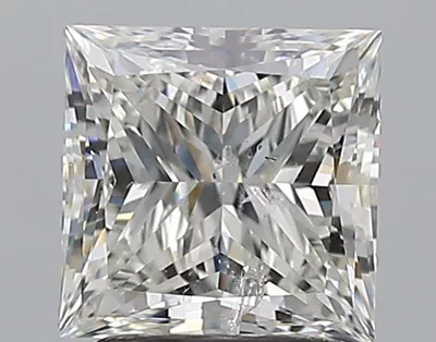 2.00ct H SI2 Rare Carat Ideal Cut Princess Diamond