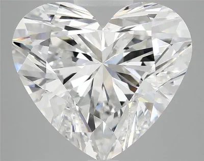 6.08ct E VVS2 Rare Carat Ideal Cut Heart Lab Grown Diamond