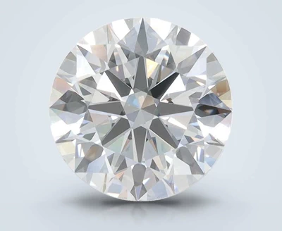 3.34ct D VVS2 Rare Carat Ideal Cut Round Lab Grown Diamond