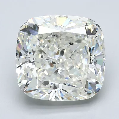 5.68ct J SI1 Rare Carat Ideal Cut Cushion Diamond