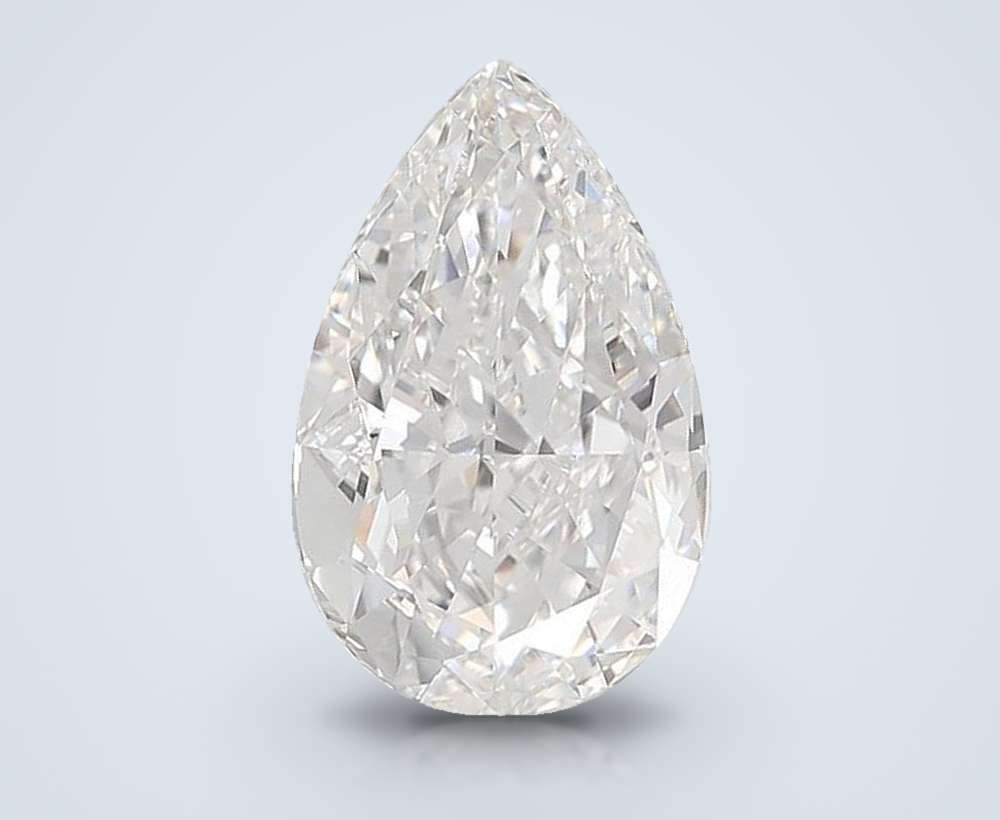 10.07ct E VVS2 Very Good Cut Pear Lab Grown Diamond