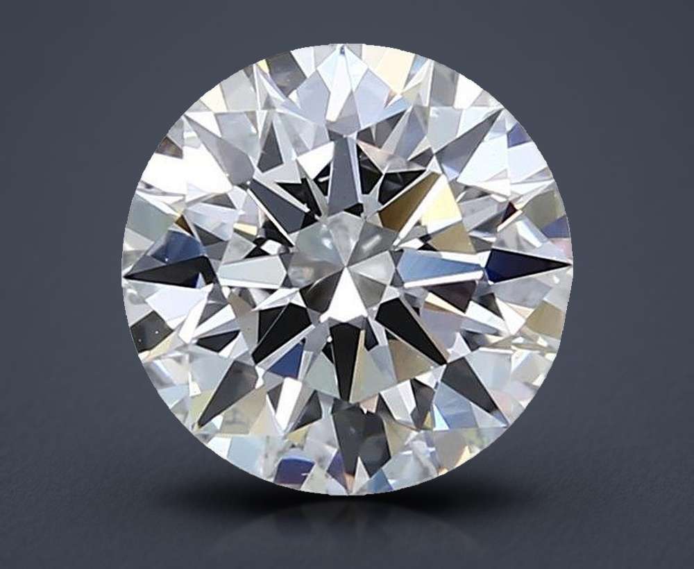 2.03ct D VS1 Rare Carat Ideal Cut Round Lab Grown Diamond